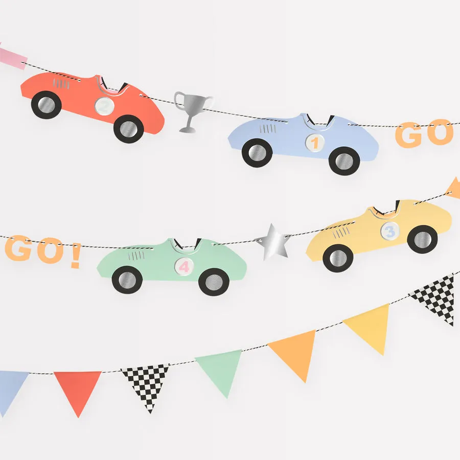 Meri Meri Garland | Race Cars