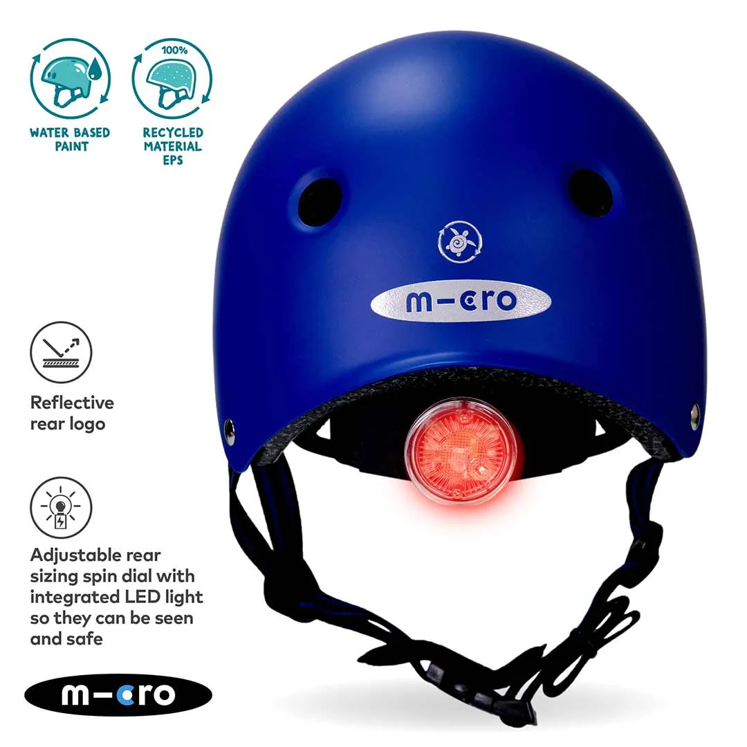 Micro Scooters Eco Matt Helmet - Blue