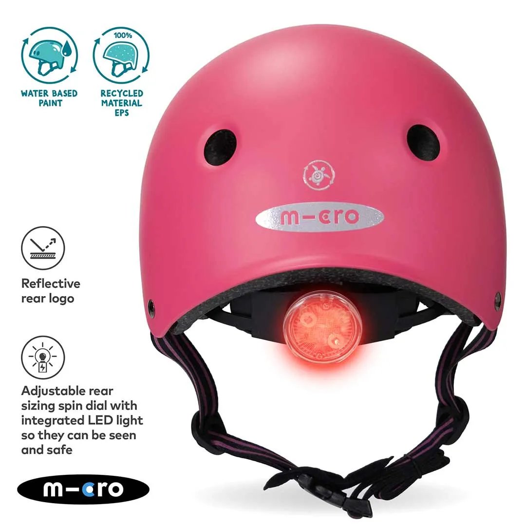 Micro Scooters Eco Matt Helmet - Pink