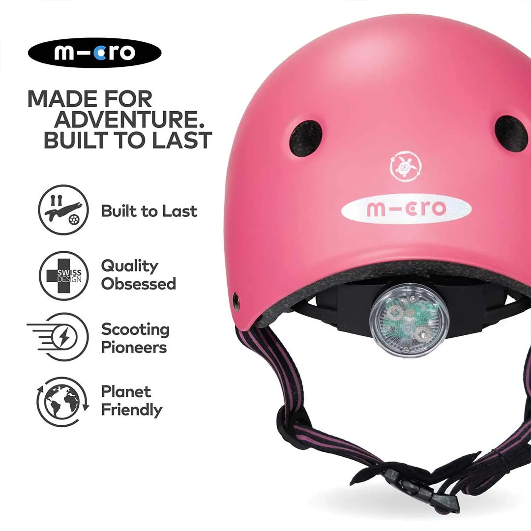 Micro Scooters Eco Matt Helmet - Pink