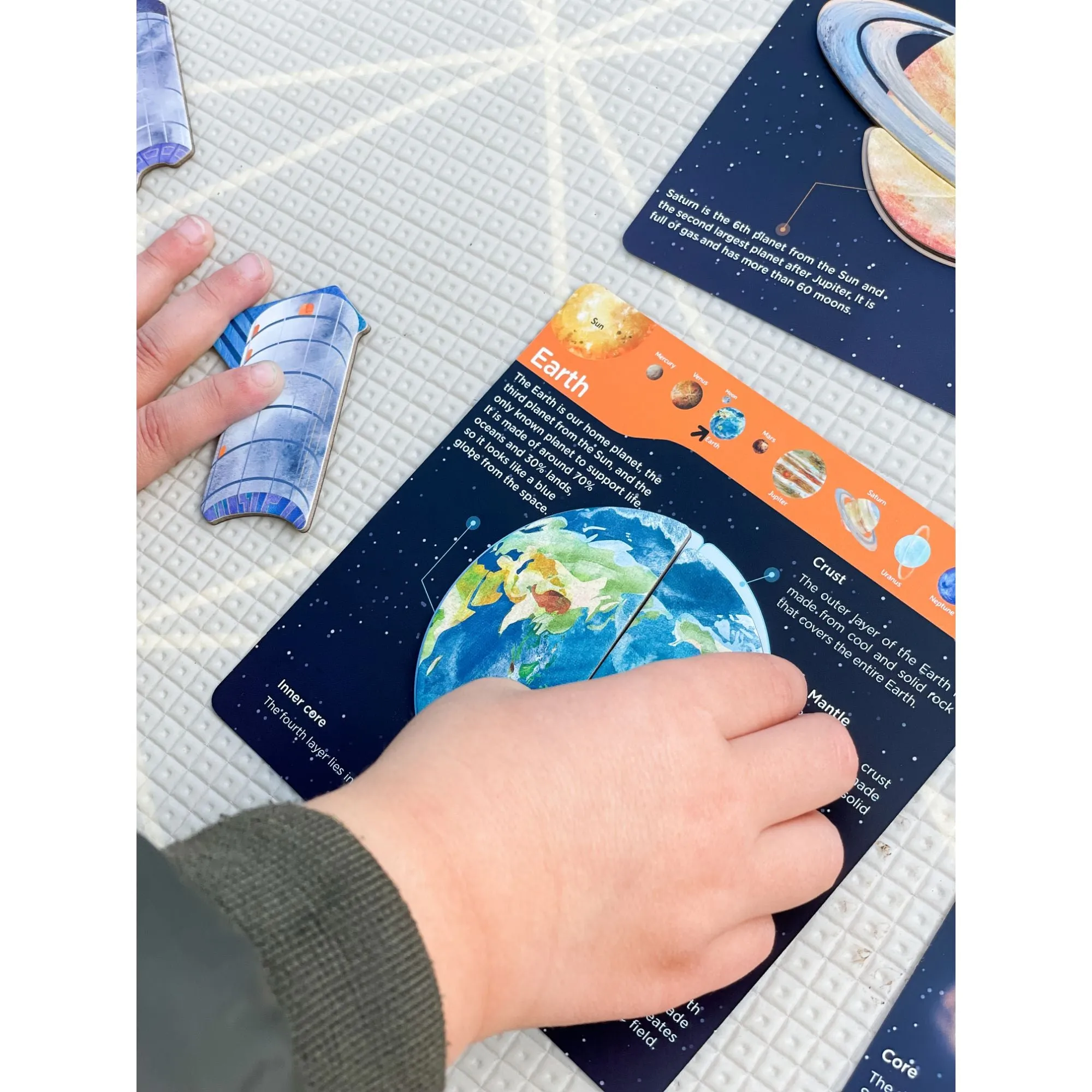 MierEdu Magnetic Puzzle - All About Space