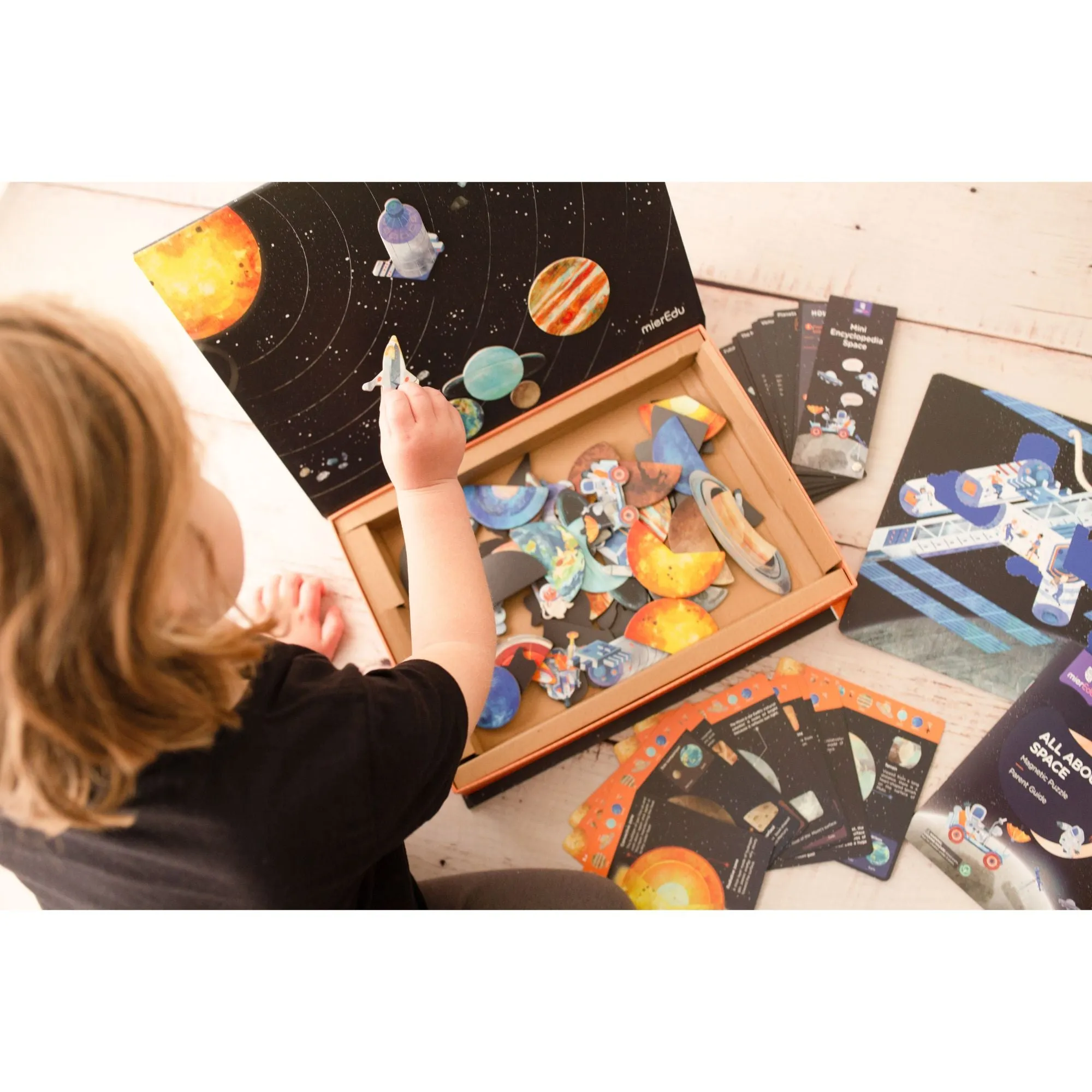 MierEdu Magnetic Puzzle - All About Space