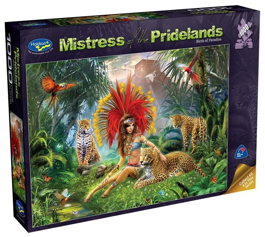 Mistress Of The Pridelands 1000 Piece Puzzle Birds Of Paradise