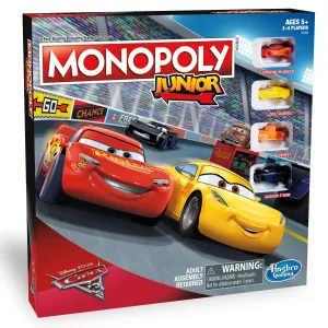 Monopoly Junior Disney Cars 3