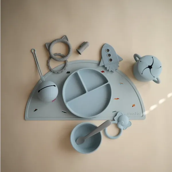 Mushie Silicone Placemat | Retro Cars