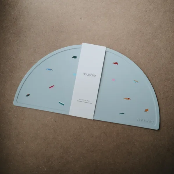 Mushie Silicone Placemat | Retro Cars