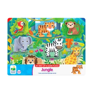 My First Lift & Learn Jungle Adventure Puzzle - 7 pc