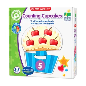My First Match It! Counting Cupcakes - Early Math Learning Puzzle