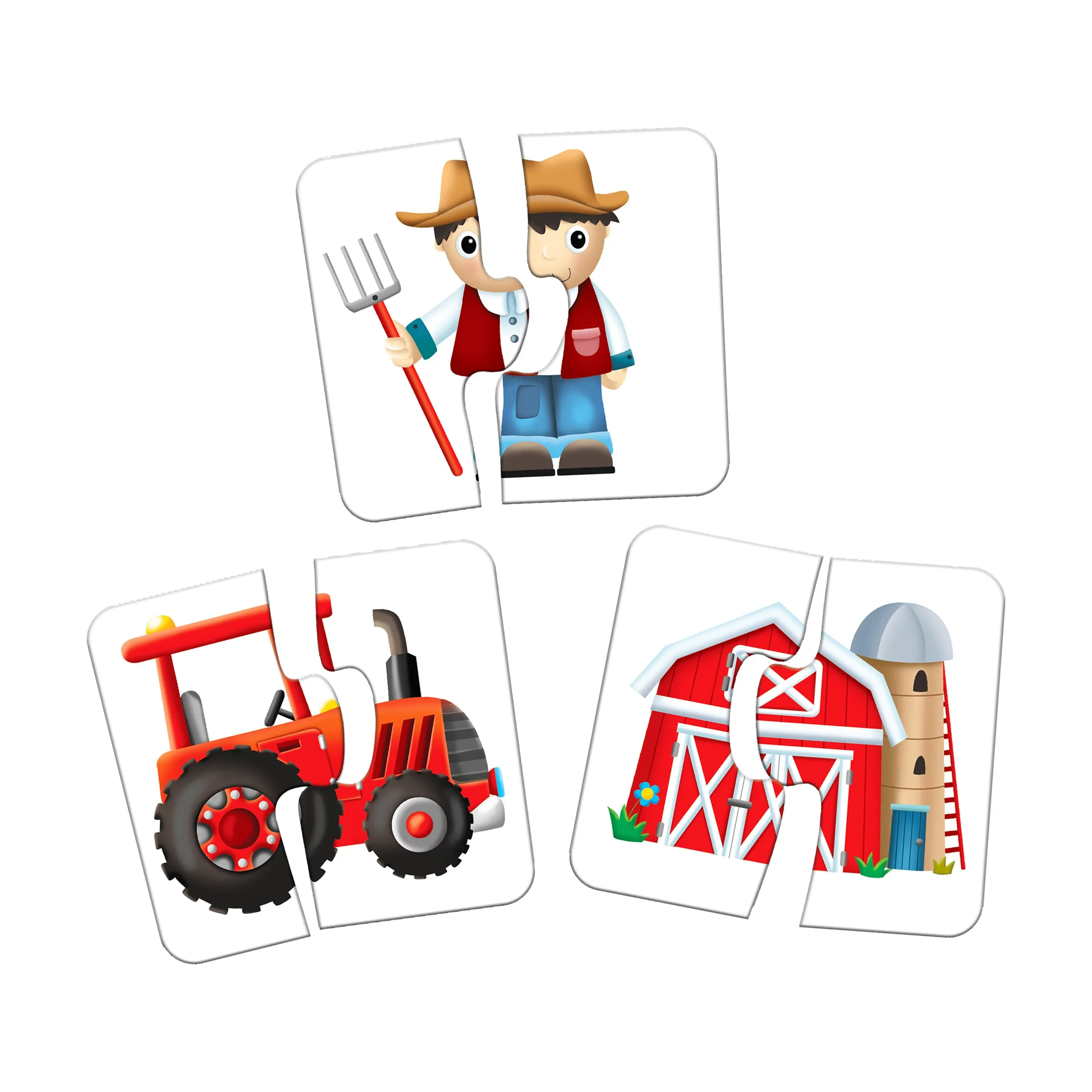 My First Match It! - On the Farm - Educational Puzzle Set