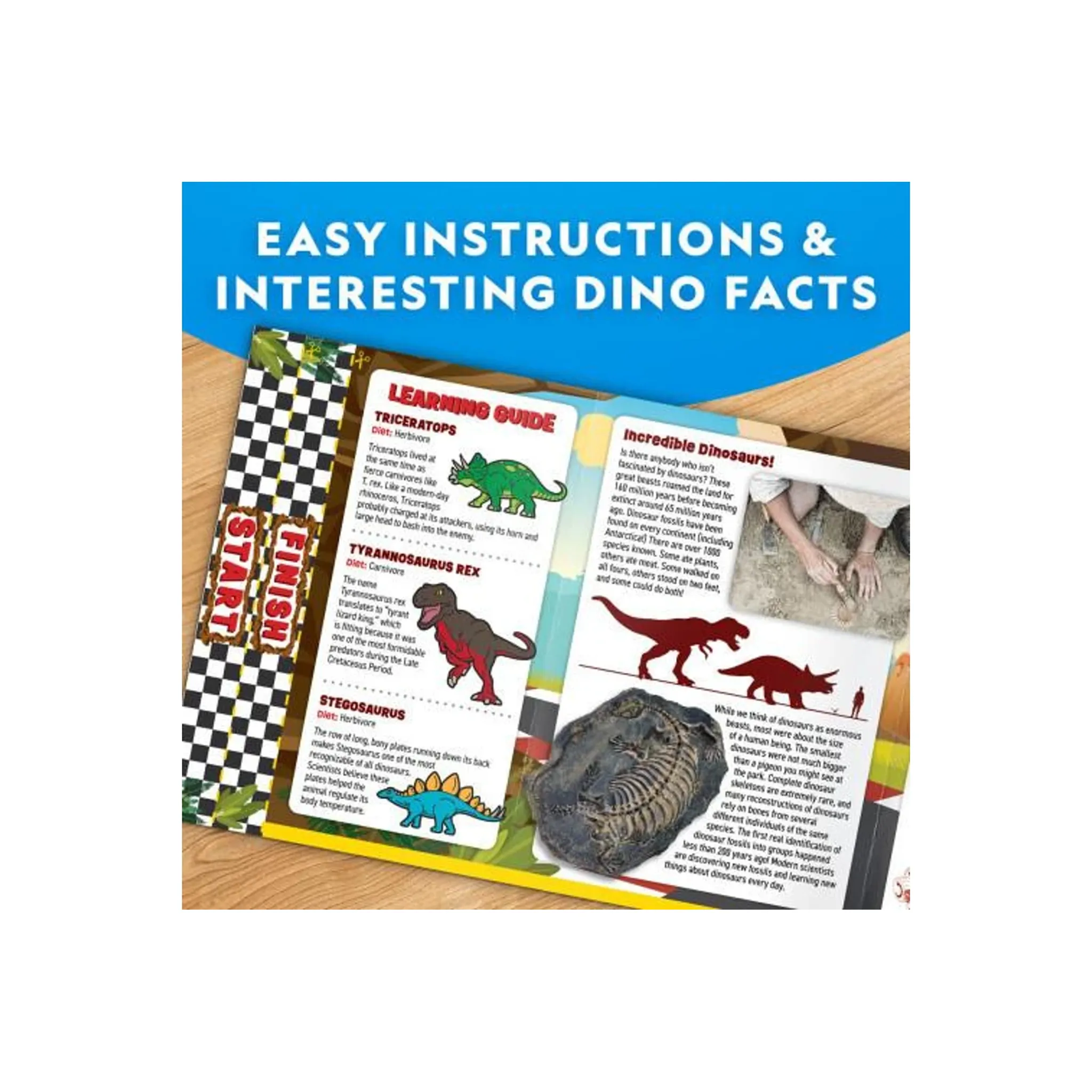 National Geographic Dino Cars Activity Kit