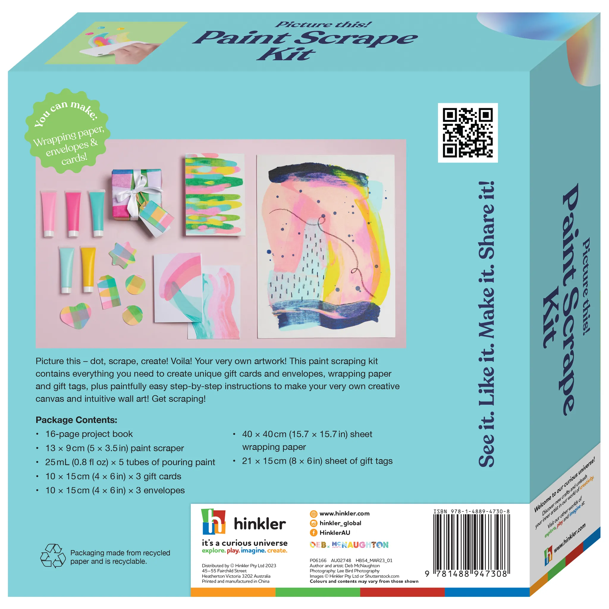Omc! Picture This Paint Scrape Art Kit