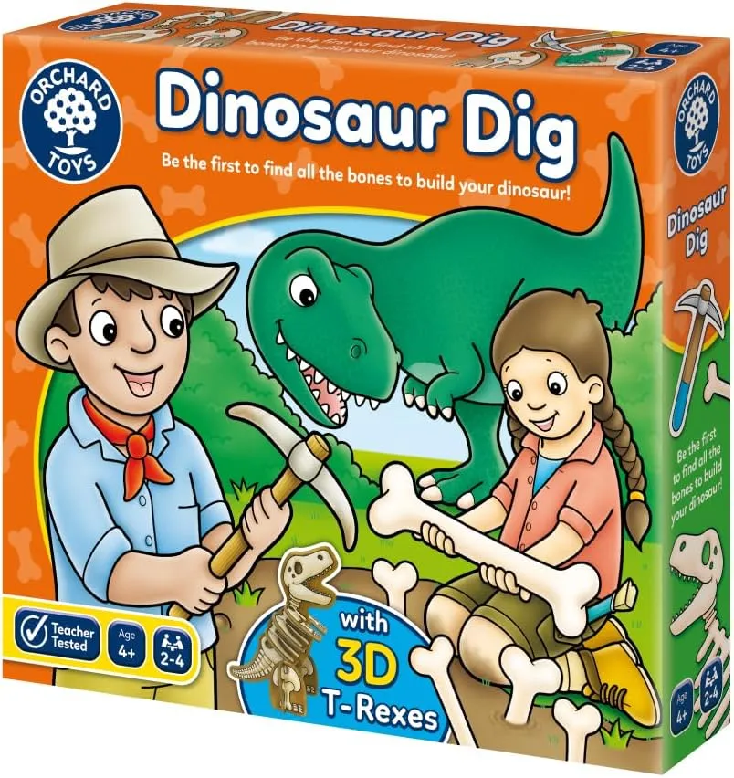 Orchard Toys 124 Dinosaur Digk Wise - Kids Toys
