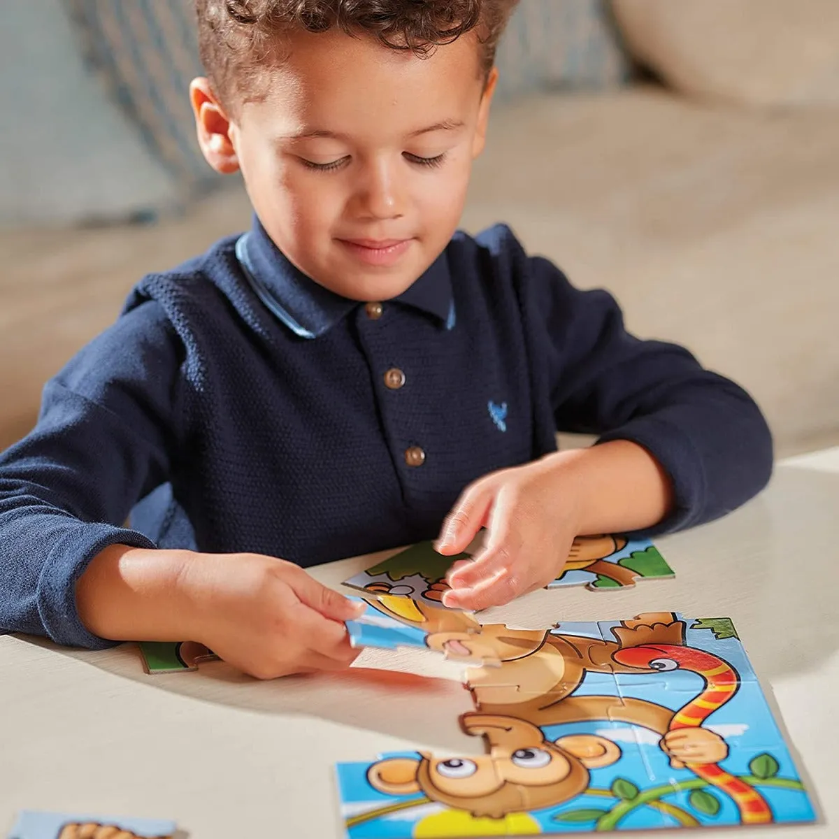 Orchard Toys 293 First Jungle Friends 12 Piece Puzzle Wise - Kids Toys