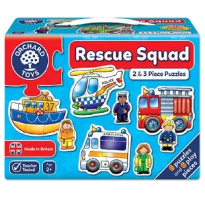 Orchard Toys First Puzzle - 2&3 Piece Rescue Squad Wise - Kids Toys