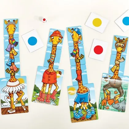 Orchard Toys Giraffes In Scarves Wise - Kids Toys