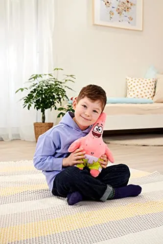 Patrick Star Plush - 35 cm Soft Toy with Recycled Filling, Ideal for Ages 0 
