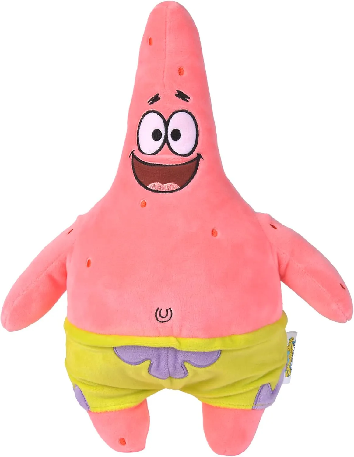 Patrick Star Plush - 35 cm Soft Toy with Recycled Filling, Ideal for Ages 0 
