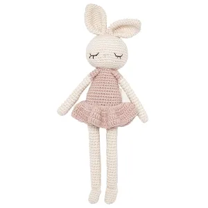 Patti Oslo Organic Crochet Doll,  Ballerina, Rose