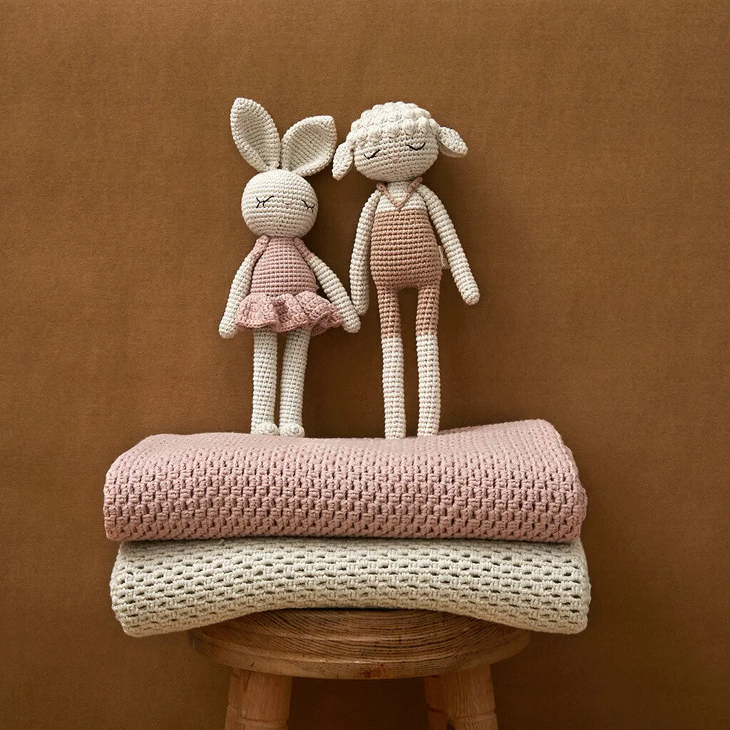 Patti Oslo Organic Crochet Doll,  Ballerina, Rose