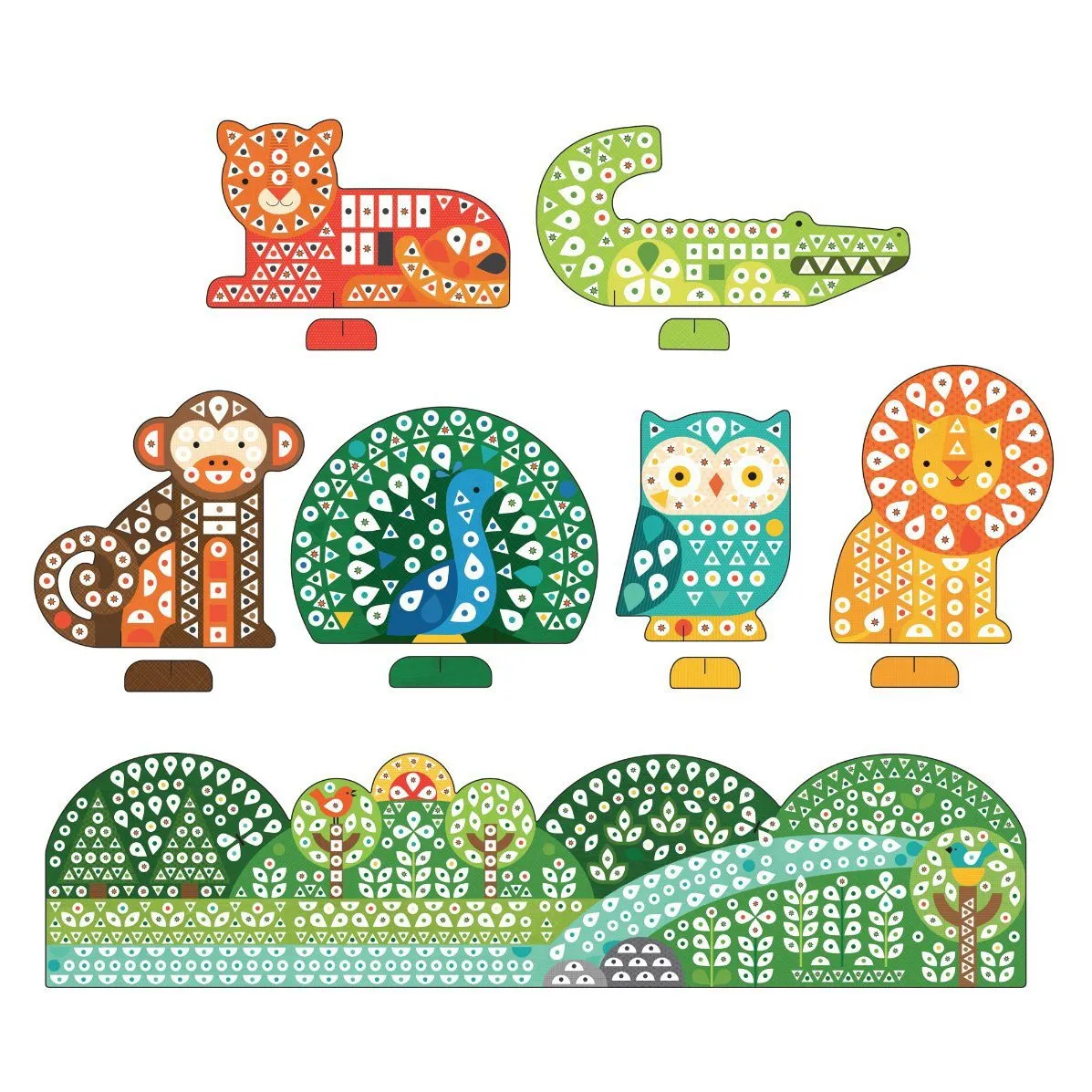 Petit Collage Sticker Arts - Animals