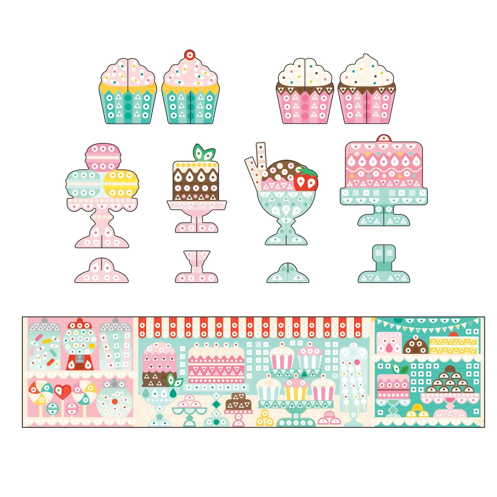 Petit Collage Sticker Arts - Sweets