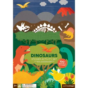 Petit Collage Stickers Book - Dino