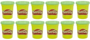 Play-Doh Bulk 12-Pack of Green Non-Toxic Modeling Compound, 4-Ounce Cans