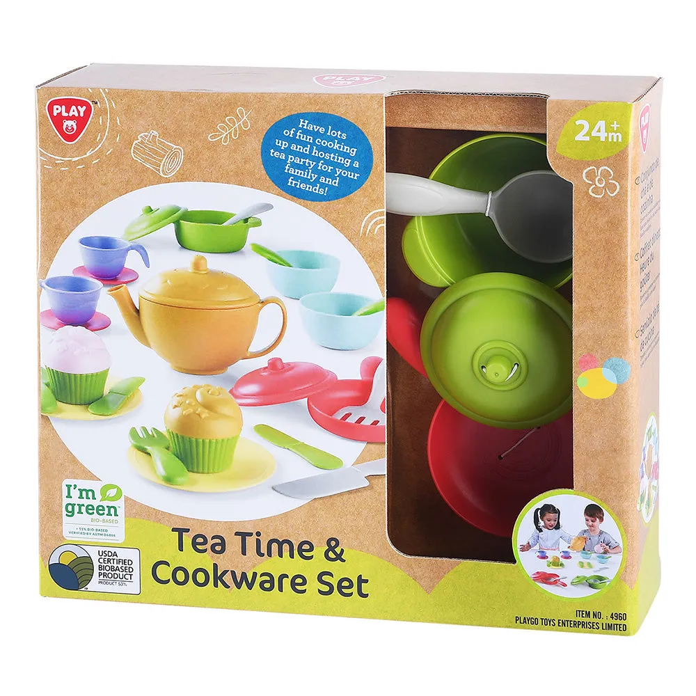 Playgo Toys Ent. Ltd. Bio-Based Tea & Cookware Set