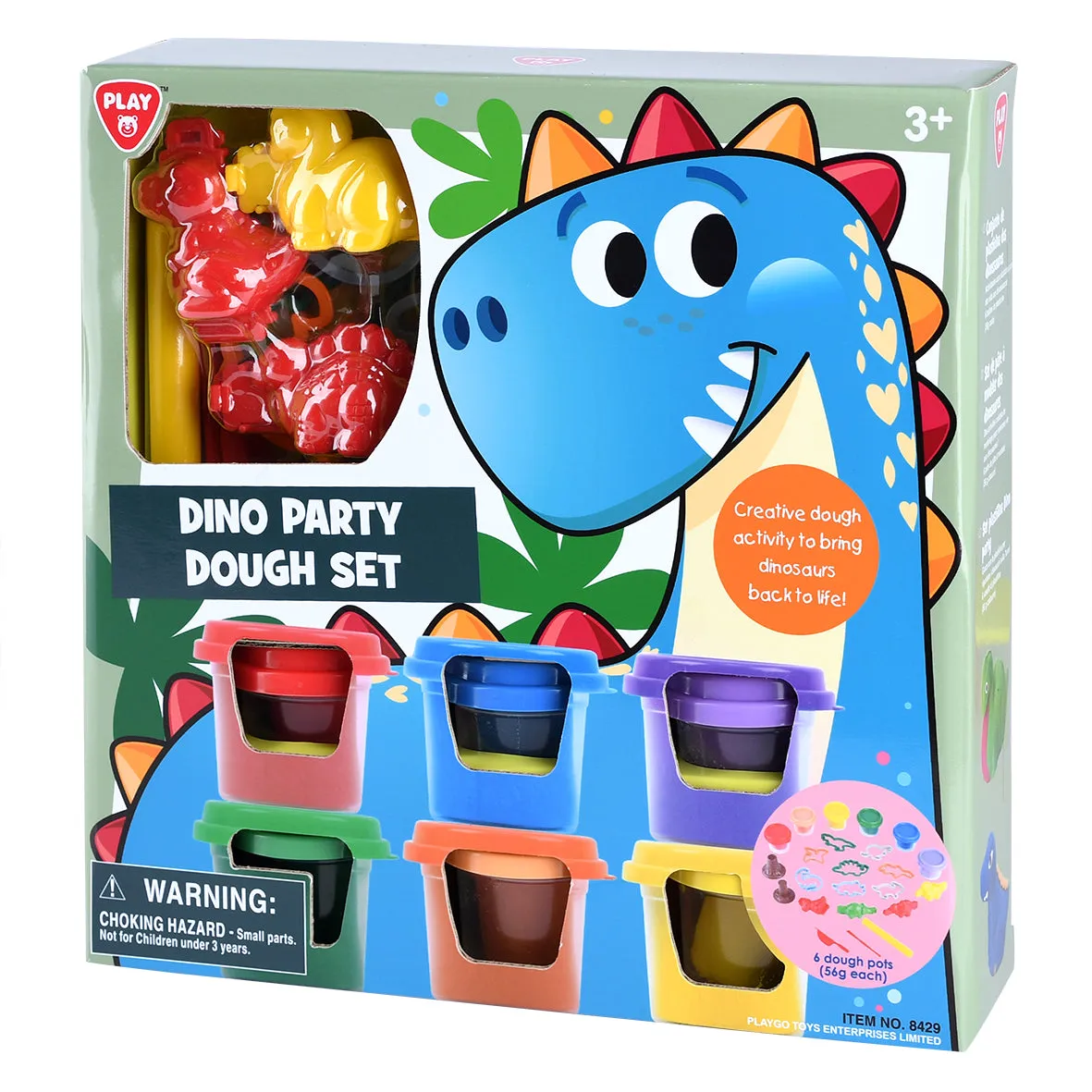 Playgo Toys Ent. Ltd. Dino Party Dough Set