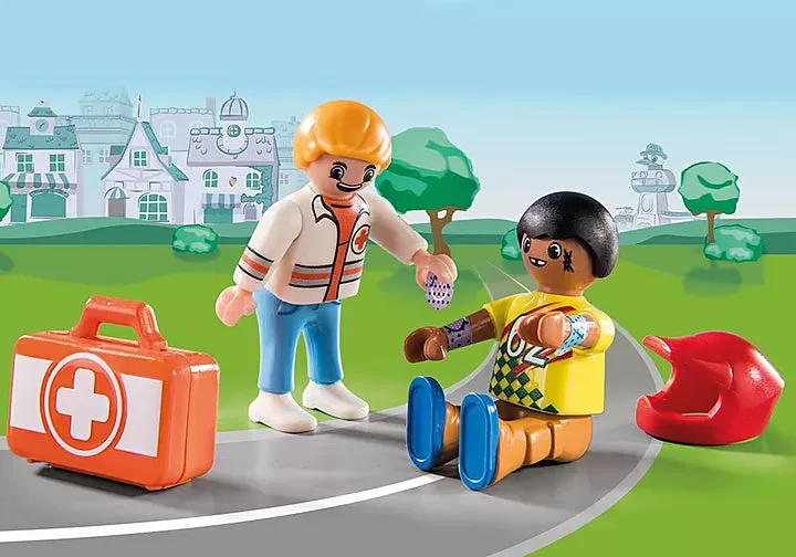 Playmobil 70919 D.O.C. - Ambulance Action Wise - Kids Toys