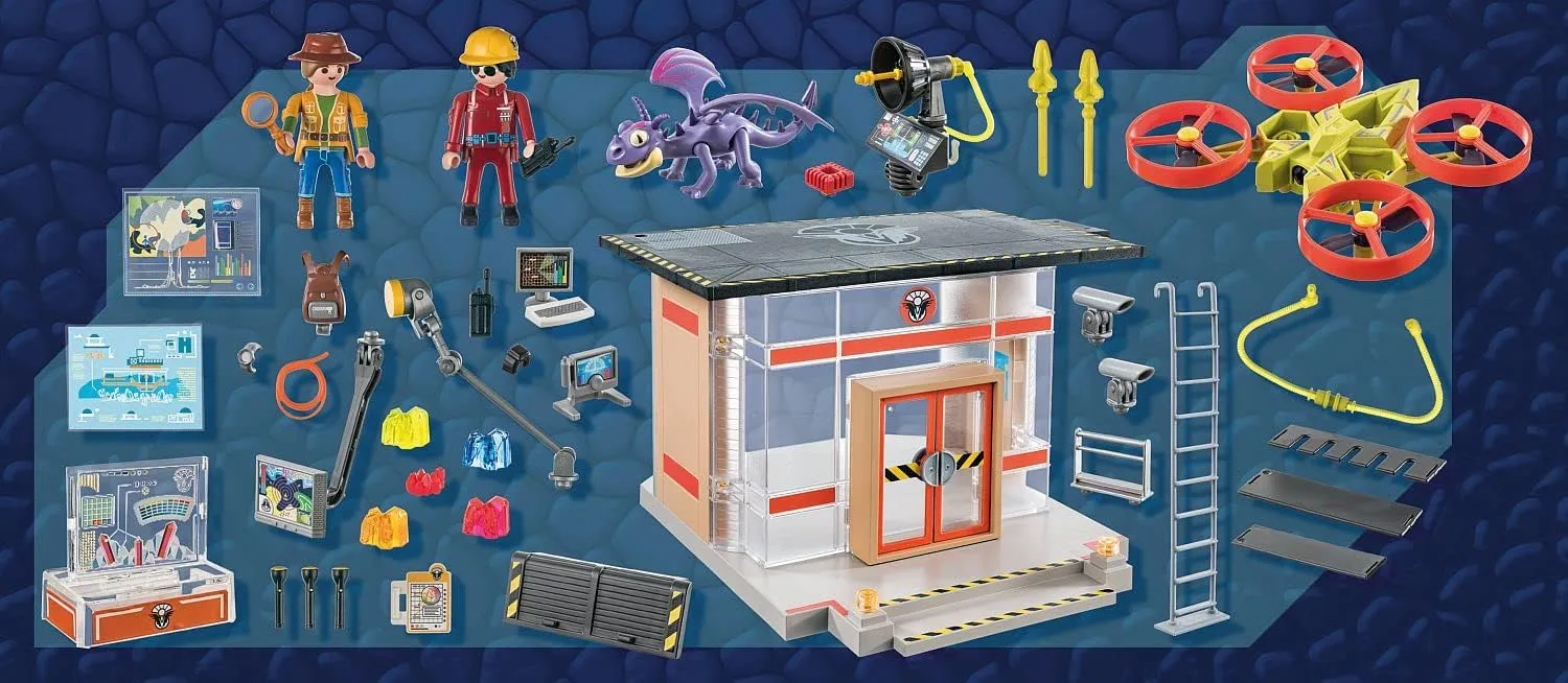 Playmobil 71084 Dragons: The Nine Realms - Icaris Lab Wise - Kids Toys