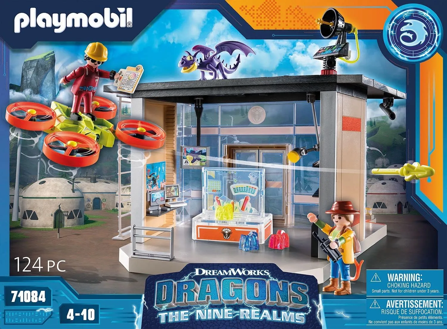 Playmobil 71084 Dragons: The Nine Realms - Icaris Lab Wise - Kids Toys