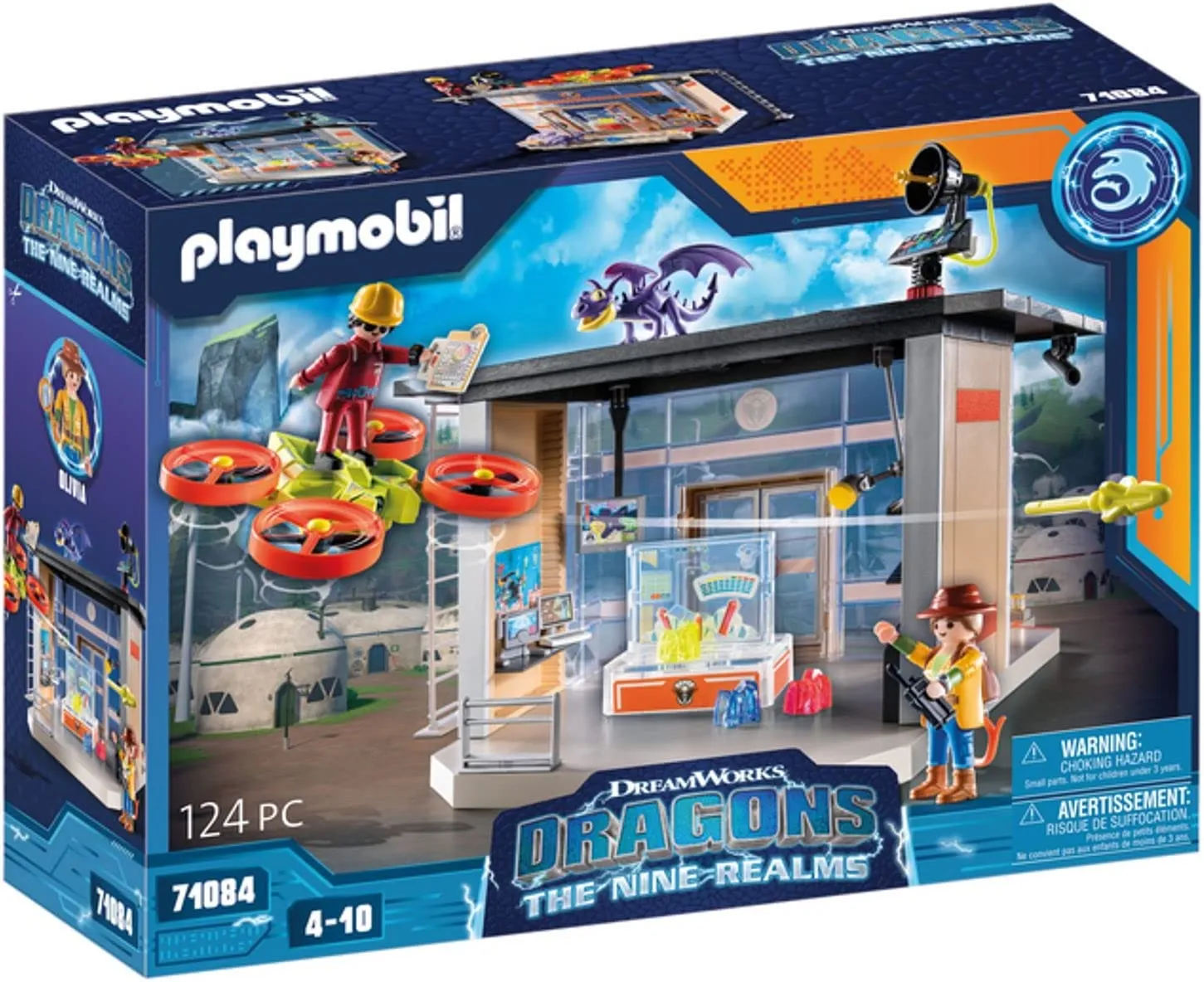 Playmobil 71084 Dragons: The Nine Realms - Icaris Lab Wise - Kids Toys