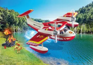 Playmobil 71463 Fire Firefighting plane with extinguishing function Wise - Kids Toys