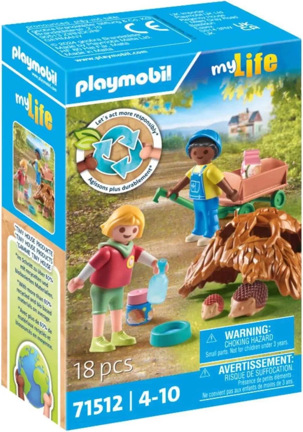 Playmobil 71512 Tiny House hedgehog family Wise - Kids Toys