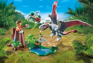 Playmobil 71525 Dinos Observatory for Dimorphodon Wise - Kids Toys