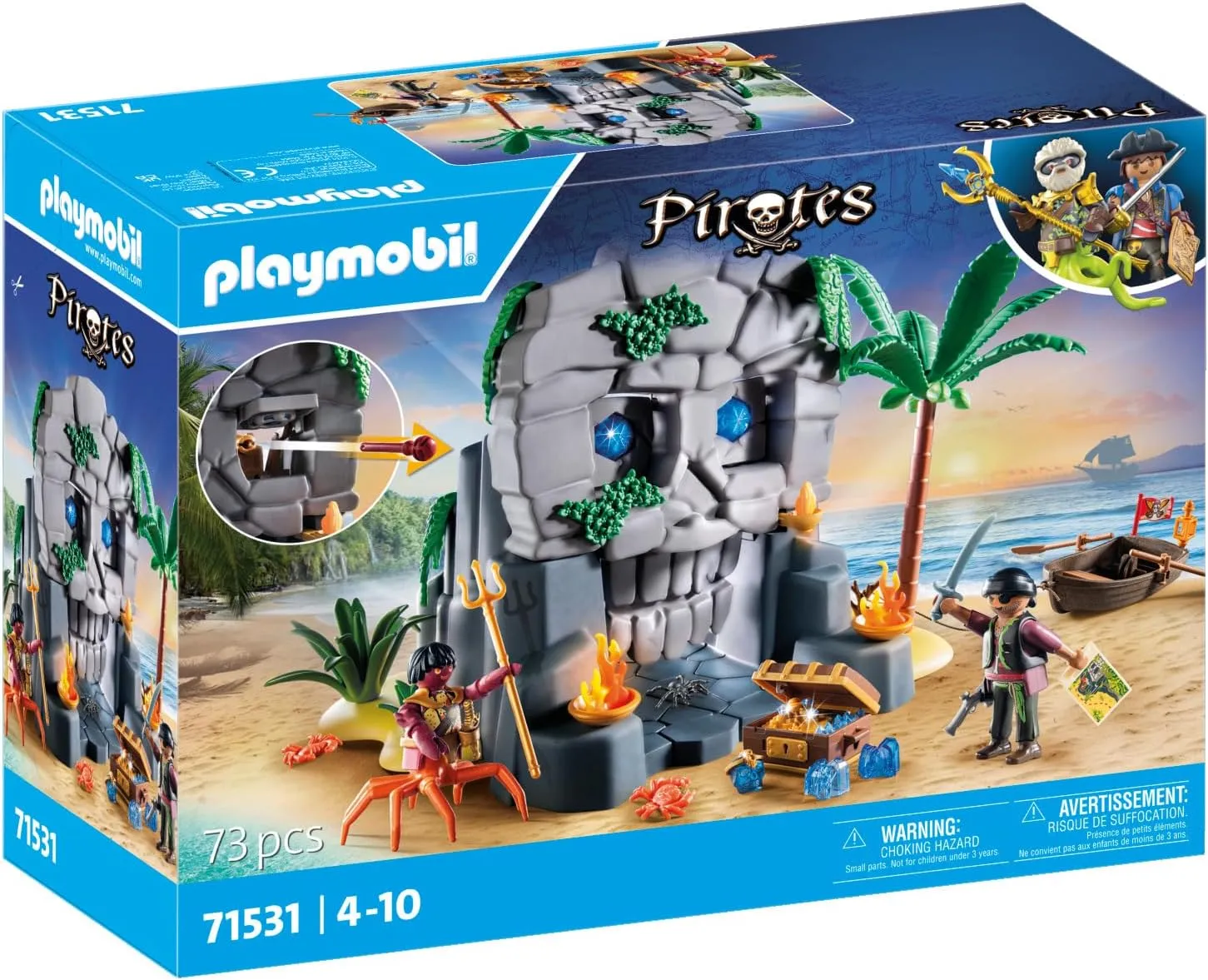 Playmobil 71531 Pirates Skull Island Wise - Kids Toys
