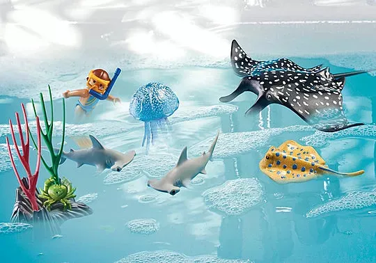 Playmobil 71623 Wiltopia Aust-Great Barrier Reef examination Wise - Kids Toys