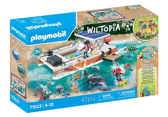 Playmobil 71623 Wiltopia Aust-Great Barrier Reef examination Wise - Kids Toys