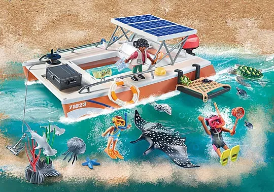 Playmobil 71623 Wiltopia Aust-Great Barrier Reef examination Wise - Kids Toys