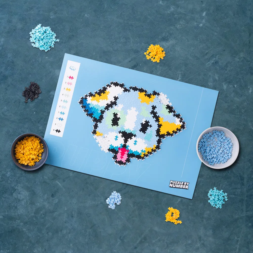 Plus-Plus Puzzle by Number Puppy - 500 Piece Construction Set for Kids Ages 5 