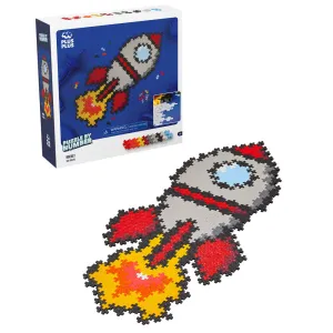 Plus-Plus Puzzle by Number Rocket - 500 Piece Creative Set for Kids Ages 5 