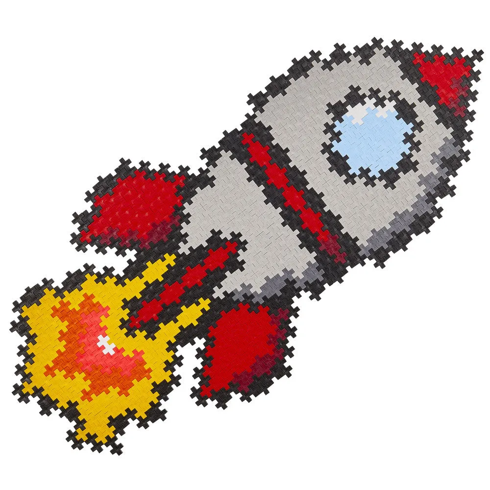 Plus-Plus Puzzle by Number Rocket - 500 Piece Creative Set for Kids Ages 5 