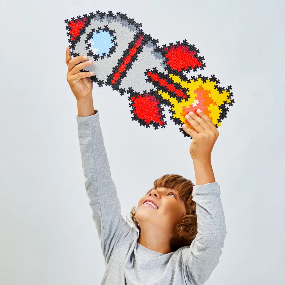 Plus-Plus Puzzle by Number Rocket - 500 Piece Creative Set for Kids Ages 5 