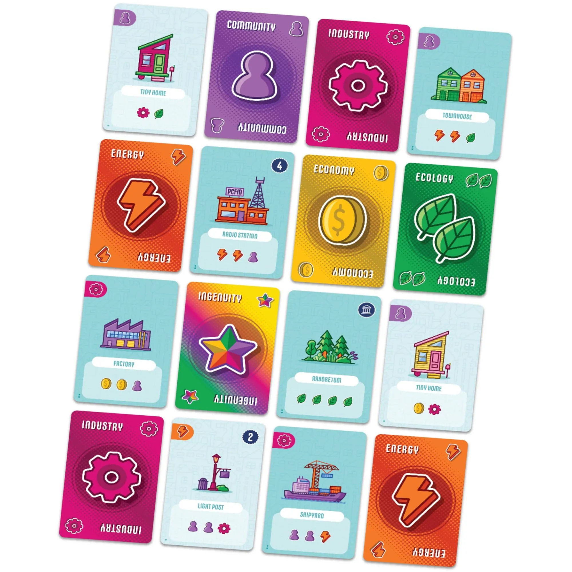 Point City - AEG Family Card Drafting and City Building Game