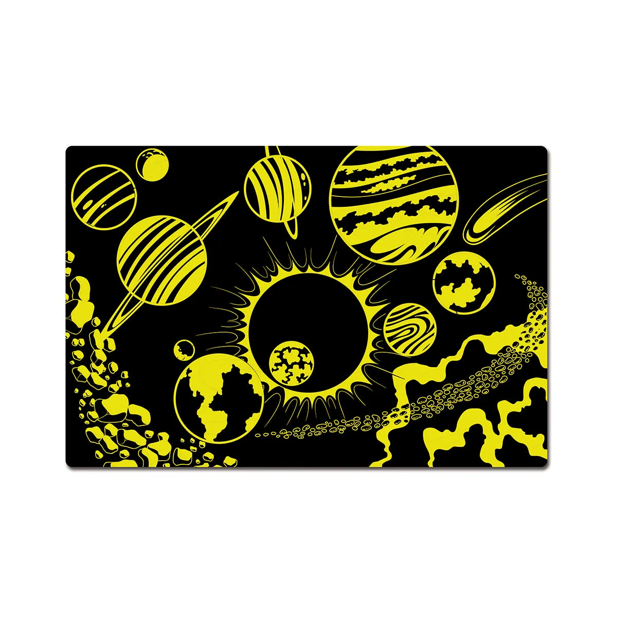Puzzle Doubles! Glow in the Dark Space Floor Puzzle - 100 pc