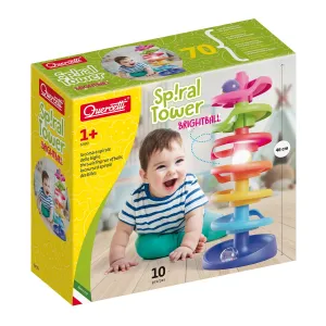 Quercetti 6499 Spiral Tower Brightball Wise - Kids Toys