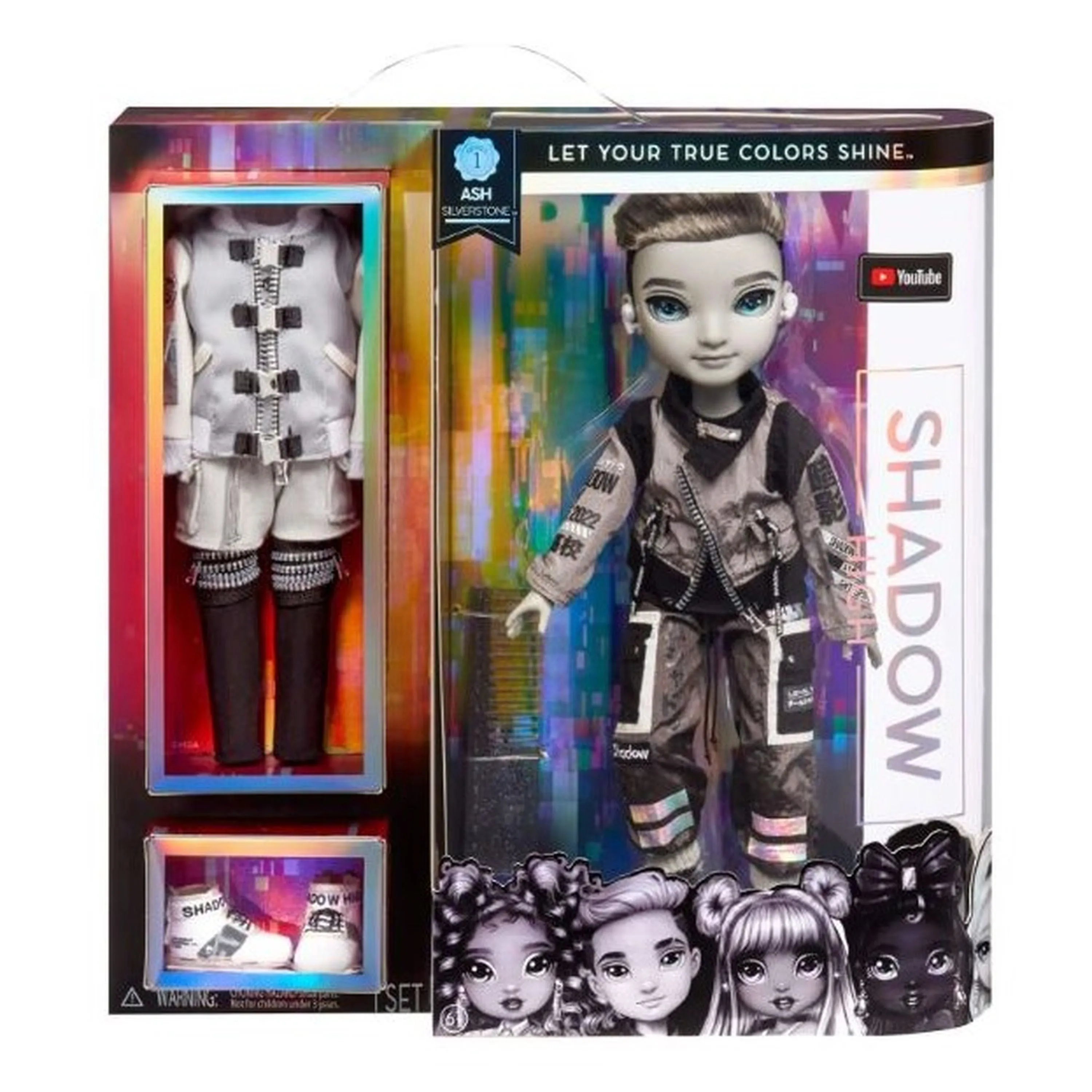 Rainbow High Shadow High Fashion Doll Ash Silverstone