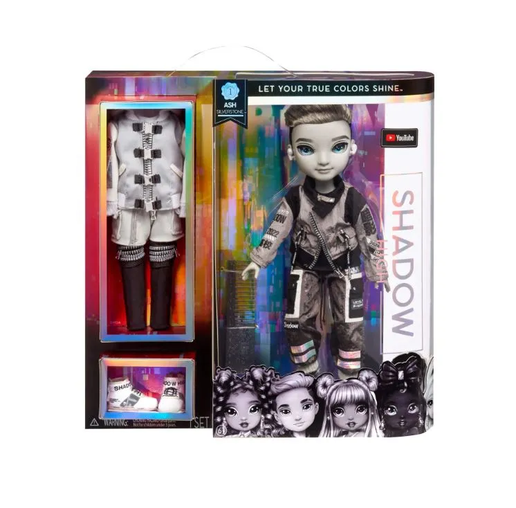 Rainbow High Shadow High Fashion Doll Ash Silverstone