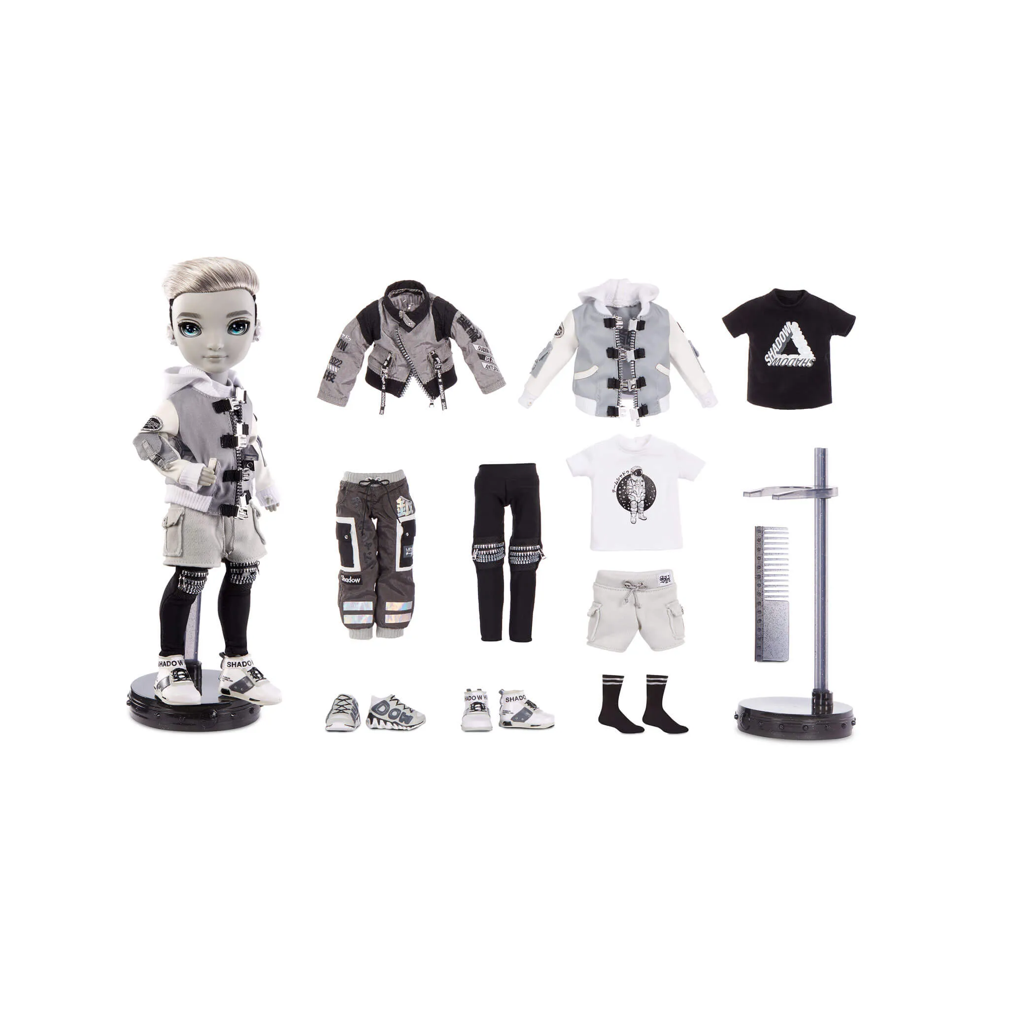 Rainbow High Shadow High Fashion Doll Ash Silverstone